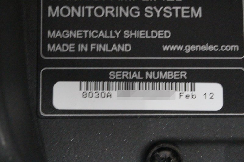 GENELEC 7050B Subwoofer + 8030A Active Monitor Speaker Set [b1211290108]
