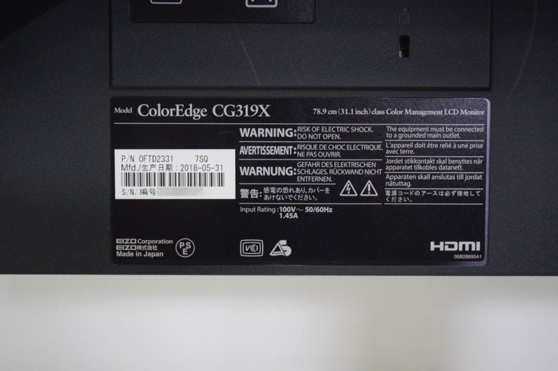 EIZO CG319X 31.1 Inch 4K Color Management LCD Monitor [t1212640507]