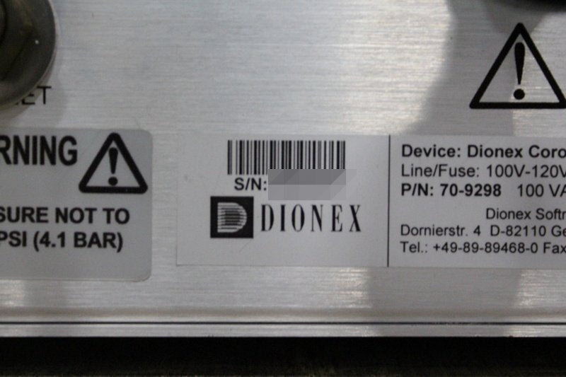 Dionex/Thermo Fisher Charged Aerosol Detector Charged Particle Detector Corona Ultra [g1215196082]