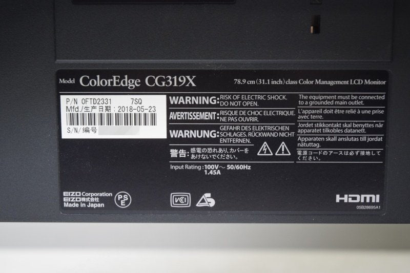 EIZO CG319X 31.1 Inch 4K Color Management LCD Monitor [p1216876504]