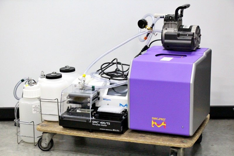 Millipore/BioTek SMCxPRO Ultra-Sensitive Measurement Device and SMC405/TS Microplate Washer System [d1218294671]