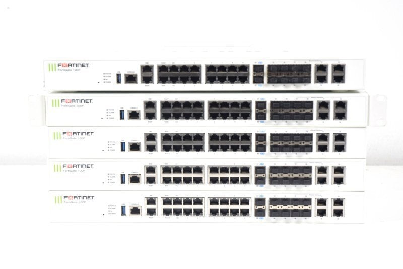 Fortinet FortiGate-100F FG-100F Firewall 5 Units [c1239992759]