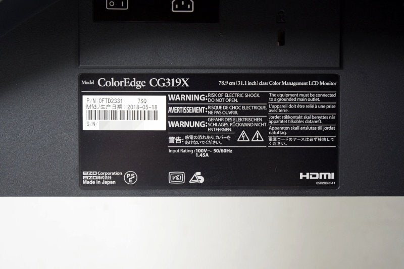 EIZO CG319X 31.1-inch 4K Color Management LCD Monitor [1242029239]