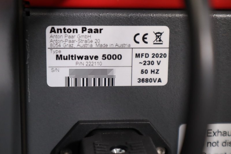 Anton Paar Multiwave 5000 Microwave Sample Digestion System [w1243149746]