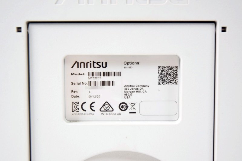 Anritsu MT8220T Base Station Master BTS Master with OPT:881/883 [d1244187049]