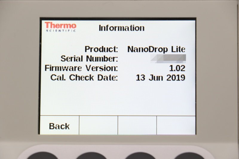 Thermo Fisher Nano Drop Lite Spectrophotometer [g1245038983]