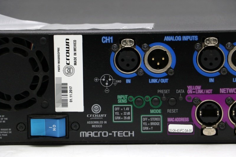 CROWN MACRO-TECH 5000i Power Amplifier [u1248592933]