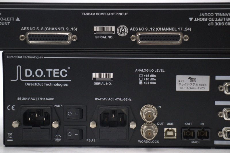 D.O.TEC AD/DA/AES Converter Breakout Box Set ANDIAMO.XT SRC BREAKOUT.AESid [m1211026011]
