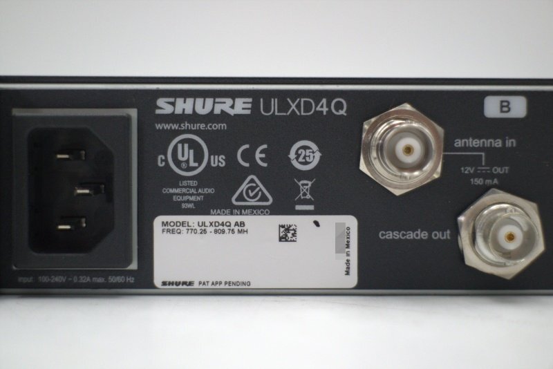 SHURE ULXD4Q Wireless Receiver [e1211145073]