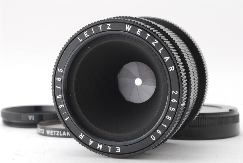 LEICA ELMAR 65mm F3.5 Black Original Box 16464 Collectible Item For Elmar Bizo [o1111053202]