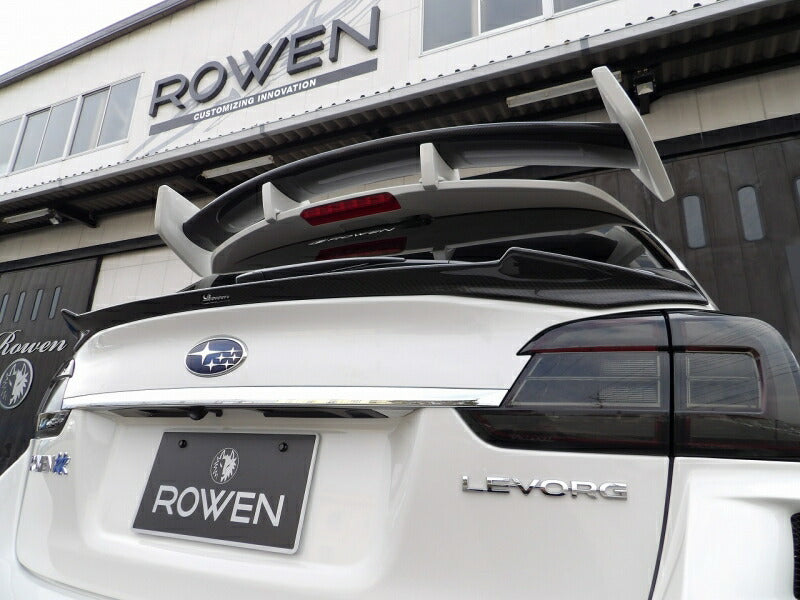 Rowen VM4 VMG Rear Gate Spoiler Wet Carbon Clear Painted [r1072875652]