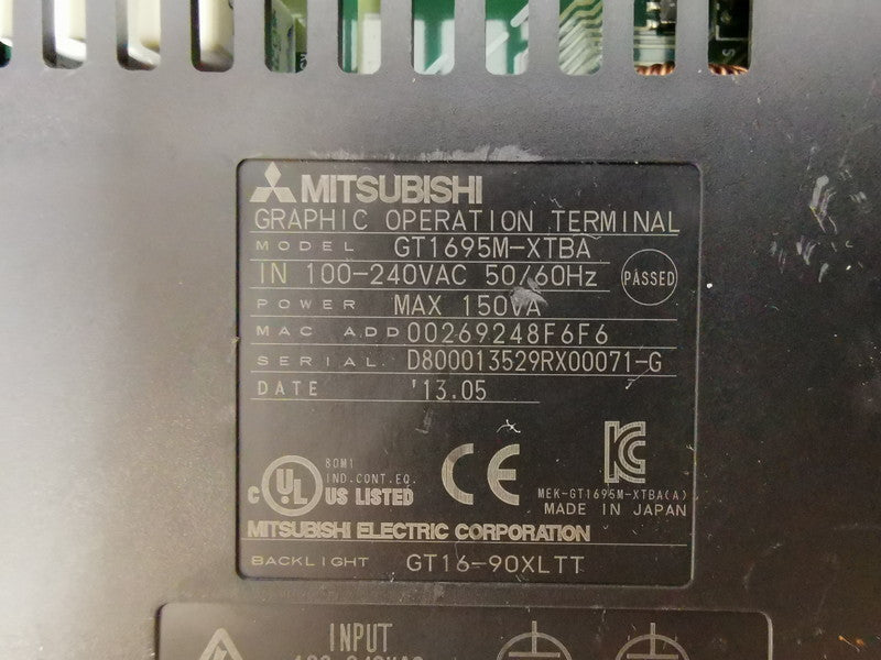 MITSUBISHI GT1695M-XTBA Touch Panel 15 Type XGA [c1080042878]