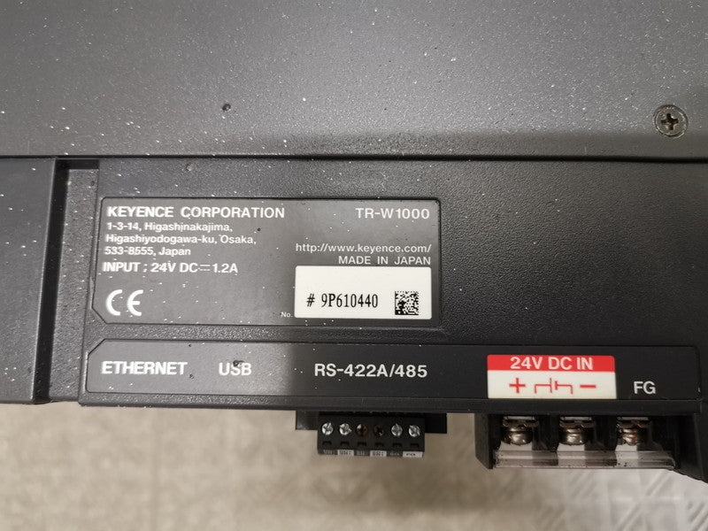 Keyence TR-W1000 TR-TH08 10-inch Touch Panel Data Recorder [s1084406872]