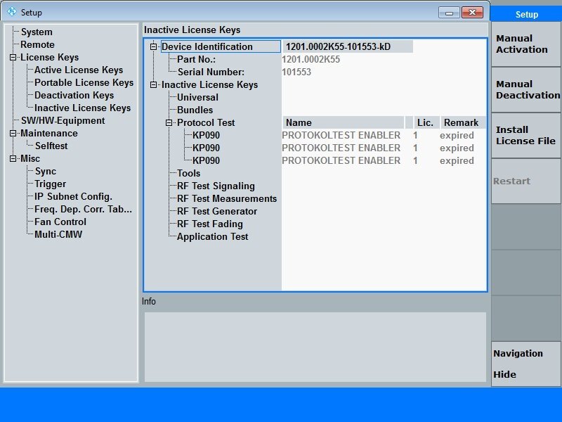 Rohde & Schwarz CMWC 1201.0002K55 CMW Controller (as-is) [w1142479044]