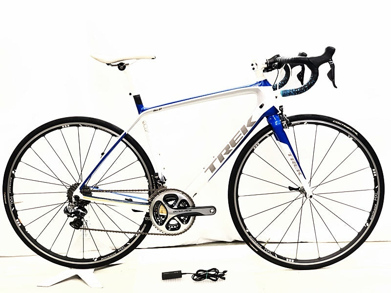 Translation Ali TREK MADONE 6 PROJECT ONE DURA-ACE 9070 Di2 2014~2015 Carbon Road Bike 54 Size White/Blue [f1185163745]