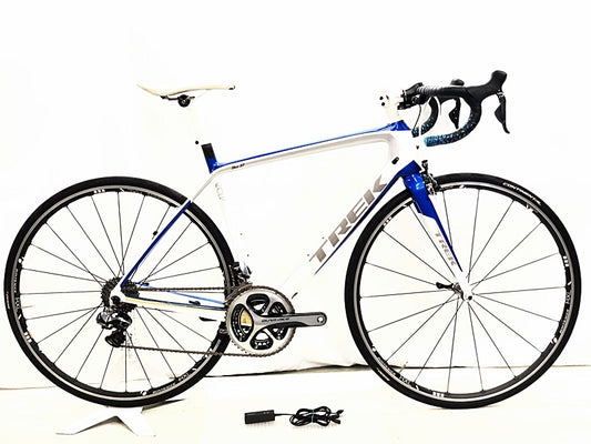 Translation Ali TREK MADONE 6 PROJECT ONE DURA-ACE 9070 Di2 2014~2015 Carbon Road Bike 54 Size White/Blue [f1185163745]