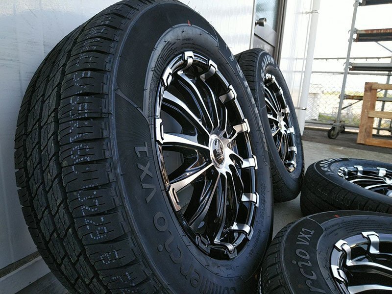 HIACE Regius Ace 200 Series Vehicle Inspection Compatible Tire Wheel New Set of 4 BD12 16 Inch SAILUN 215/65R16 109/107 [1186593455]