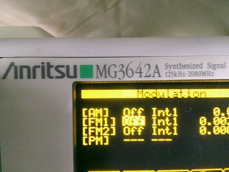 Anritsu MG3642A Signal Generator [g1193860870]