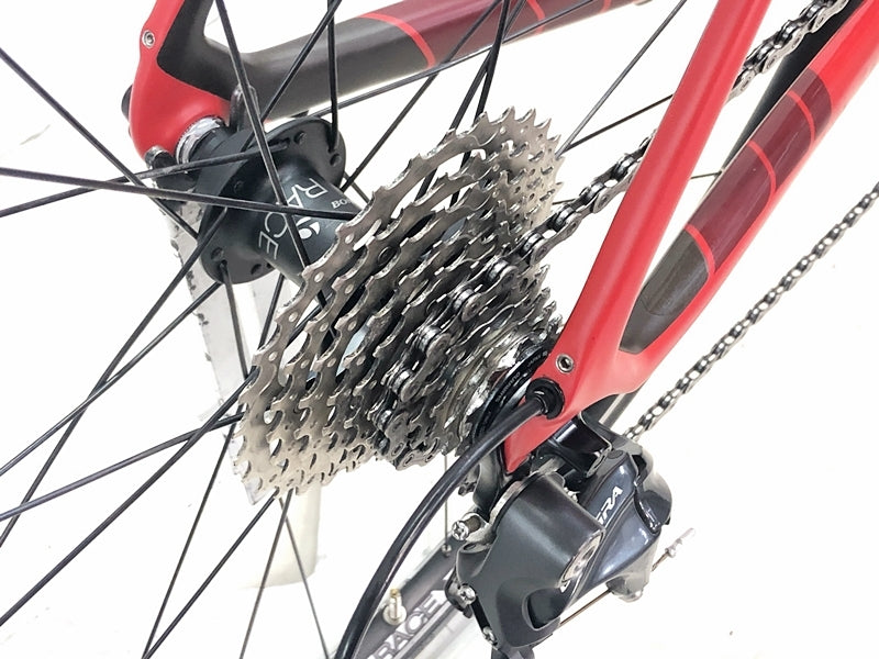 Good Condition Trek DOMANE SL6 SHIMANO ULTEGRA 6800 2017 Carbon Road Bike 52 Size Red [s1212153909]