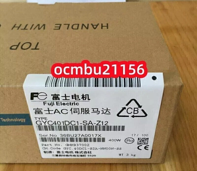Fuji Electric GYC401DC1-SA-Z12 Servo Motor [j1214911694]