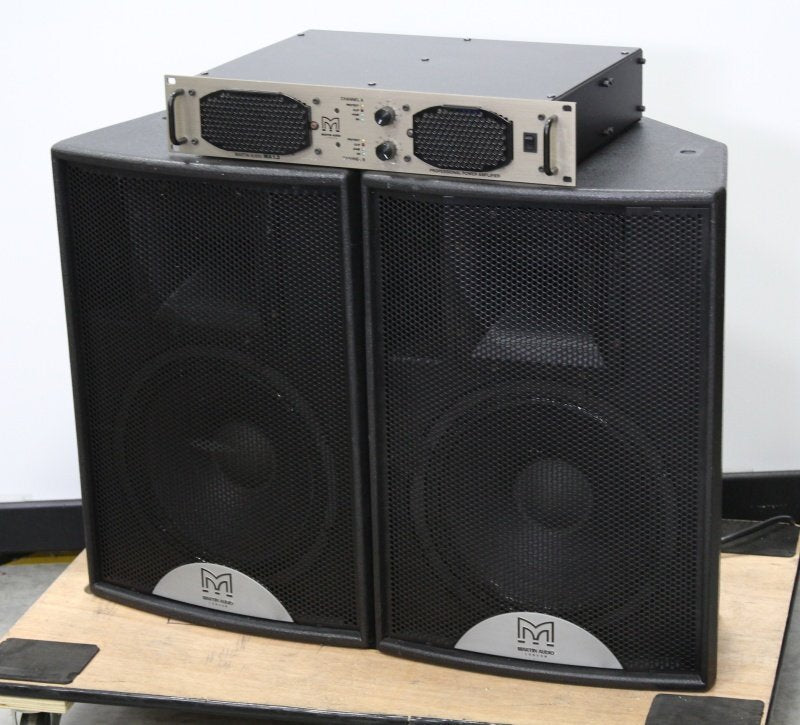 MARTIN AUDIO MA2.8S Amplifier + F12 Speaker Set Pair [e1198524917]