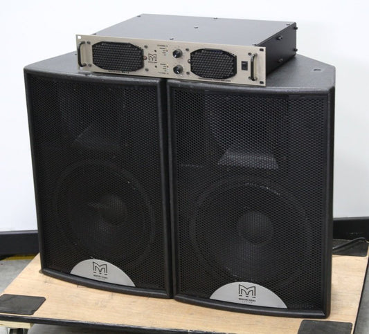 MARTIN AUDIO MA2.8S Amplifier + F12 Speaker Set Pair [e1198524917]