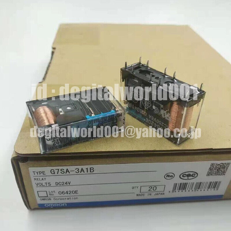 OMRON G7SA-3A1B Safety Relay 24VDC 100 Pieces Set [l1097061523]