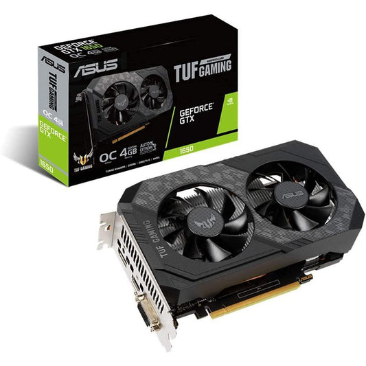 ASUSTek TUF-GTX1650-O4GD6-P NVIDIA GeForce GTX 1650 Dual Fan Graphics Card 4GB [e1120457332]