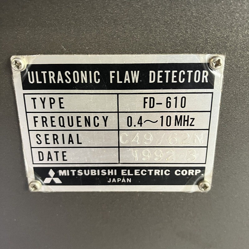 Mitsubishi Electric FD-610TFC Ultrasonic Flaw Detector [o1146860909]