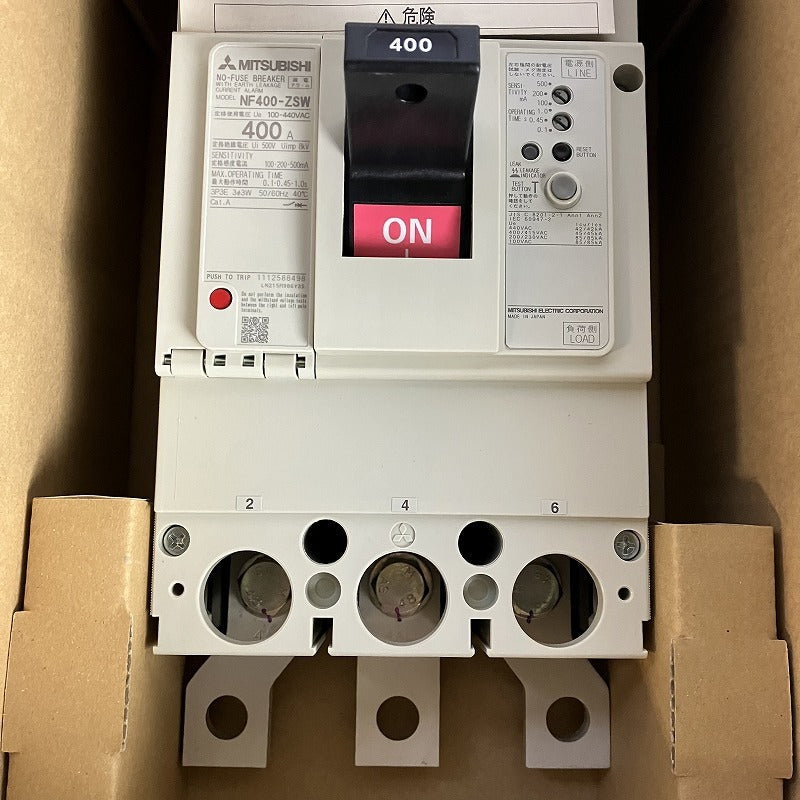 Mitsubishi Electric NF400 ZSW Circuit Breaker 3P 400A [l1146883600]