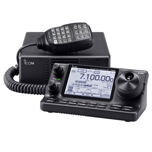 IC-7100 Transceiver with SPS-1332 and Protective Sheet [c1182087459]