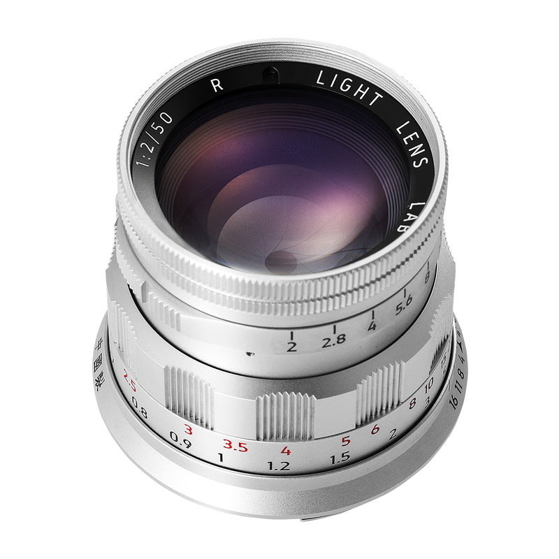 LIGHT LENS LAB M 50mm f/2 Rigid Camera Lens Leica M Mount Silver [m1184022411]