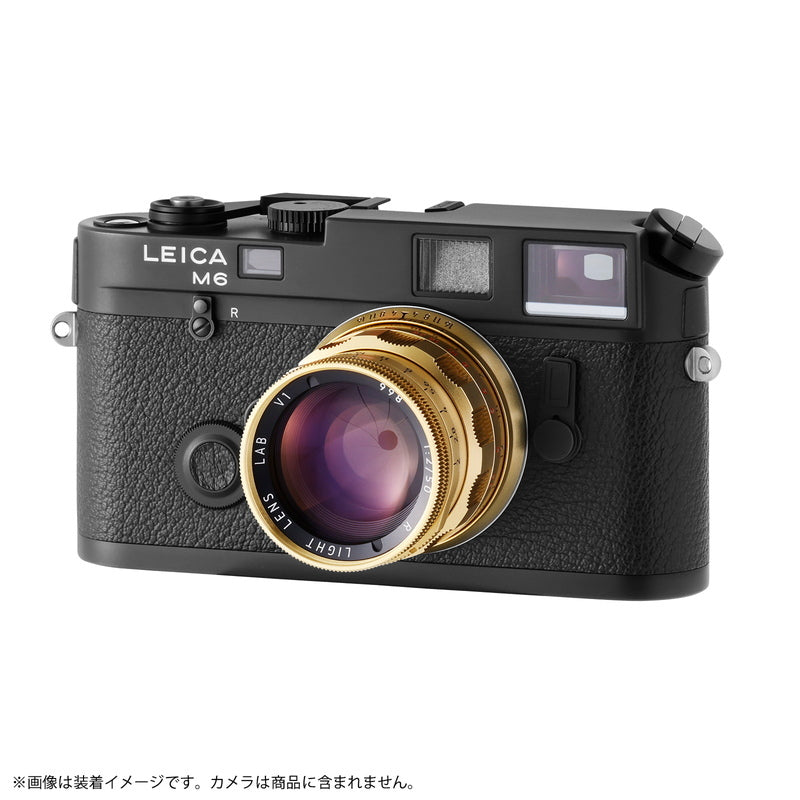 LIGHT LENS LAB M 50mm f/2 Rigid Camera Lens Leica M Mount Brass Gold [j1184030054]