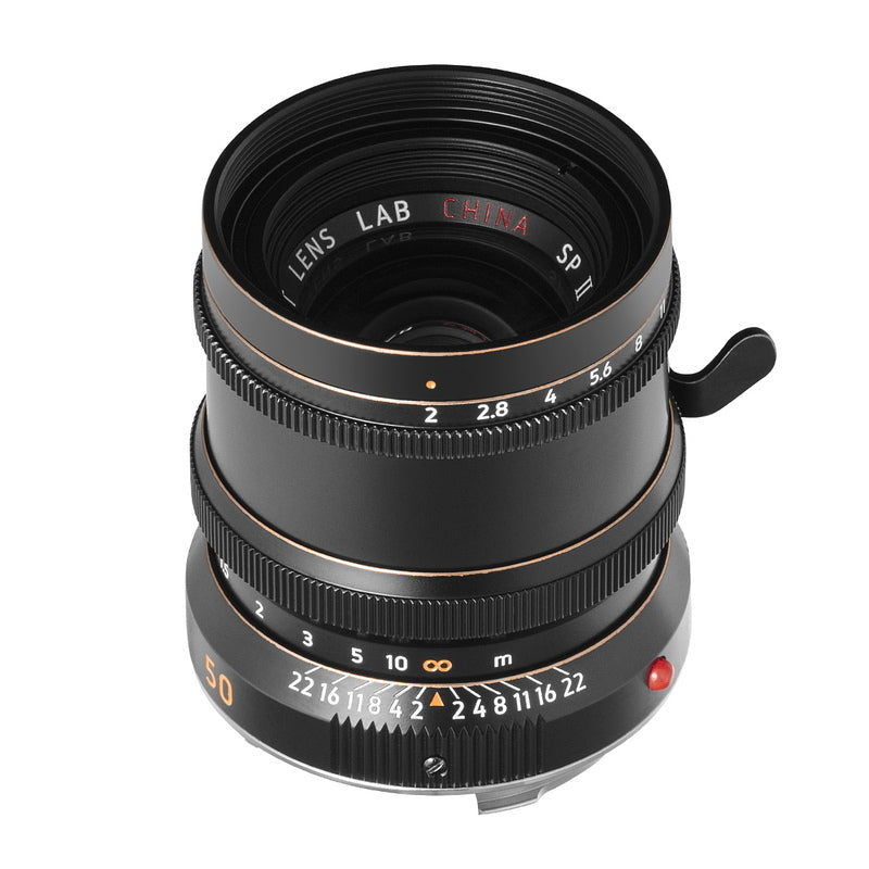 LIGHT LENS LAB M 50mm f/2 SPII M Mount Vintage Black Single Focus Lens [j1197767217]