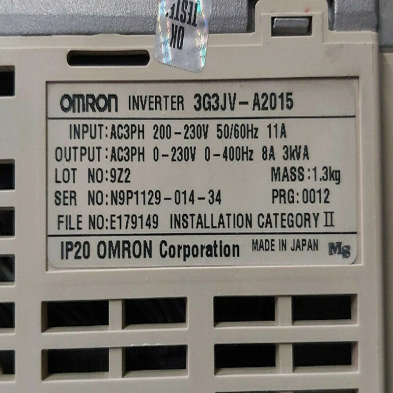 OMRON 3G3JV-A2015 Inverter [r1197839561]