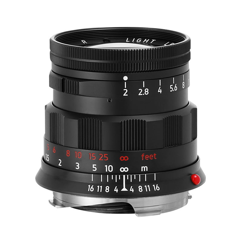 LIGHT LENS LAB M 50mm f/2 Camera Lens Leica M Mount Black Paint [e1198502357]