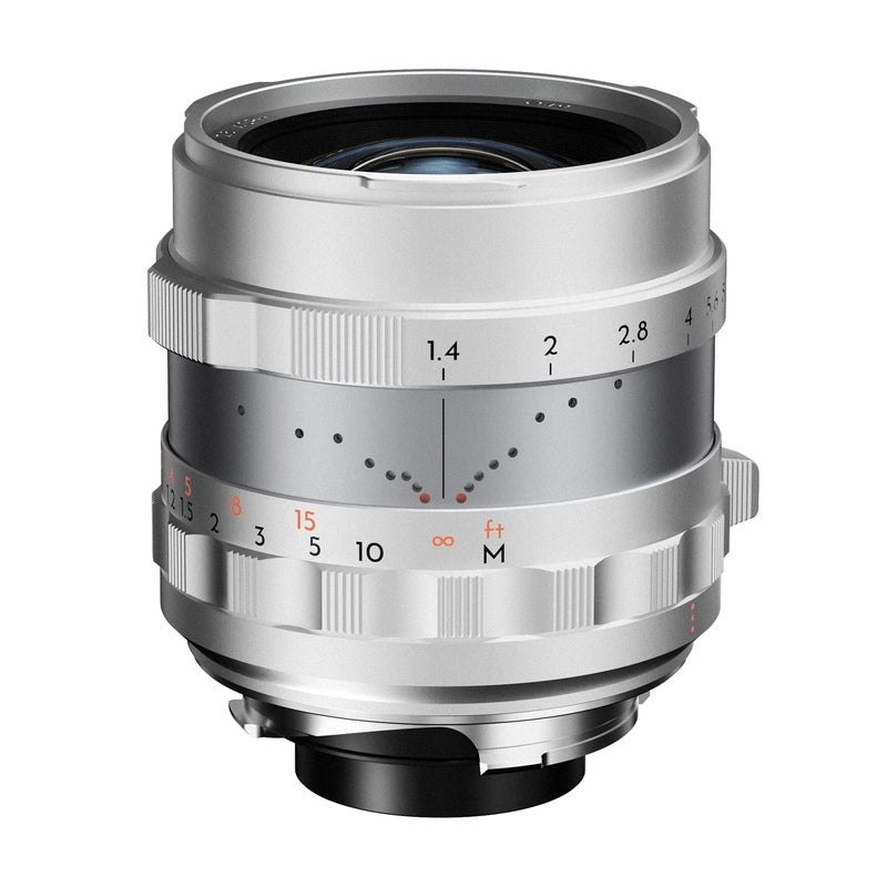 Simera 28mm f/1.4 ASPH Type II Leica M Mount Lens Silver [d1212508517]