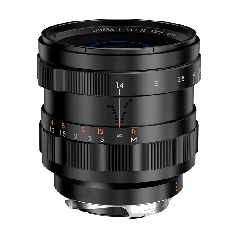 Thypoch Simera 75mm f/1.4 ASPH. Medium Telephoto Lens Leica M Mount Black [l1214943920]