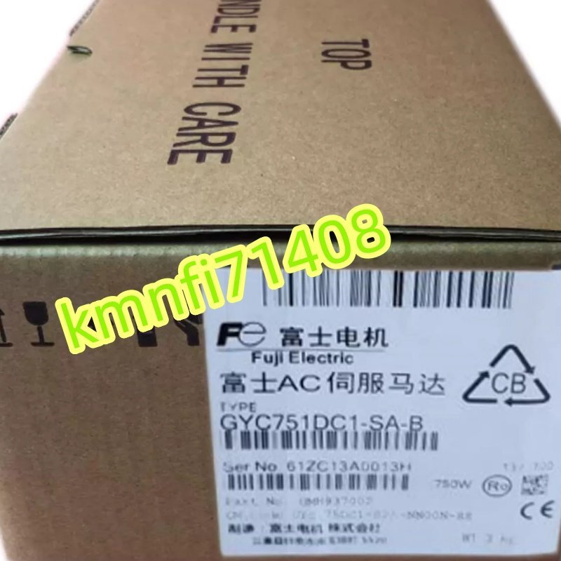 Fuji Electric GYC751DC1-SA-B Servo Motor [o1218651316]