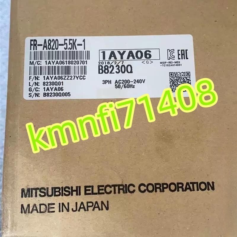 Mitsubishi Electric FR-A820-5.5K-1 Inverter (open box) [l1242353824]