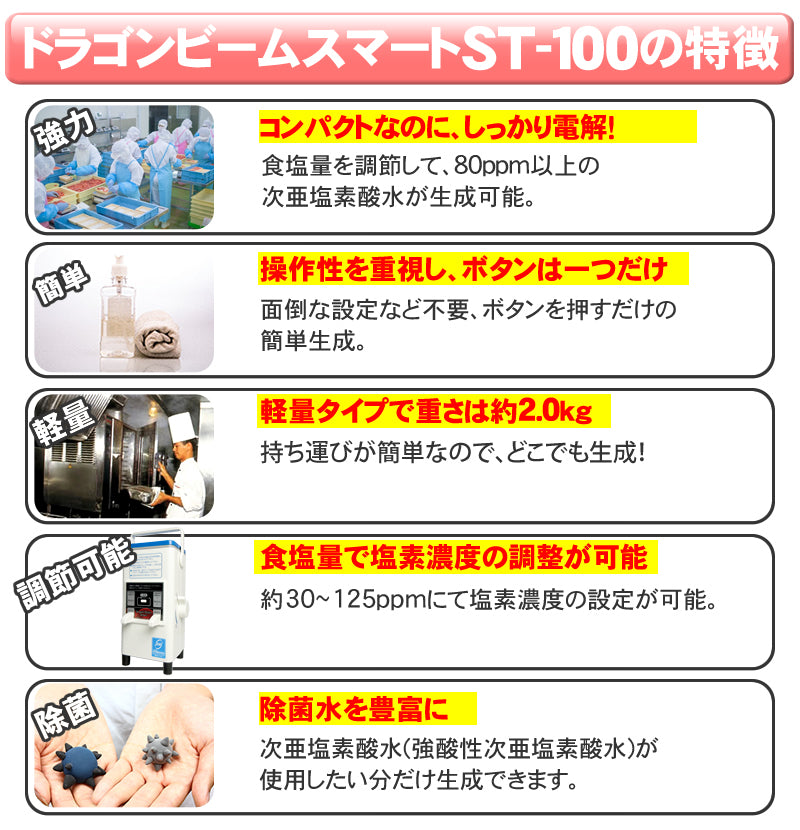 Dragon Beam ST-100 Hypochlorous Acid Water Generator [t1130527478]