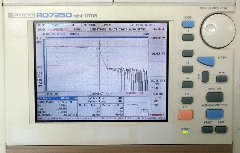 Ando AQ7250 AQ7254B Mini-OTDR 1310/1550nm [w1048613961]