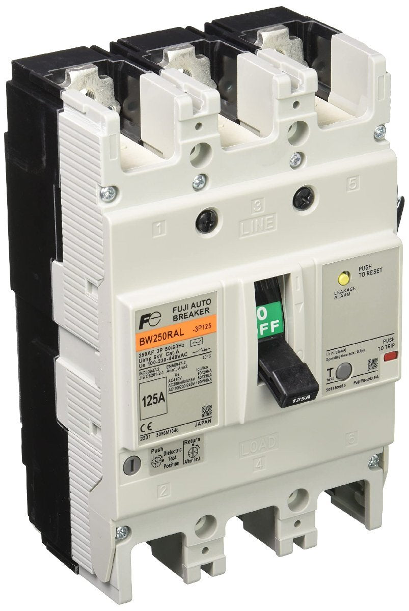 Fuji Electric BW250RAL-3P125B Equipment Control Breaker [u1198553785]