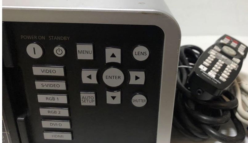 Panasonic PT-DW740S Projector 7000 Lumens 706 Hours Use Made in Japan [p1213882791]