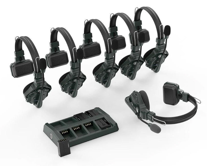 Hollyland Solidcom C1 Wireless Intercom Headset System 6 Units with 8 Batteries [p1246807376]
