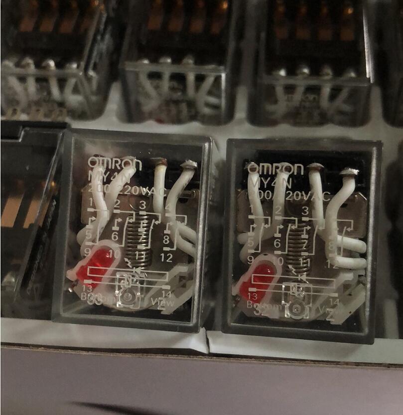 OMRON MY4N Mini Power Relay 200 Piece Set 200V/220VAC [u1128524081]