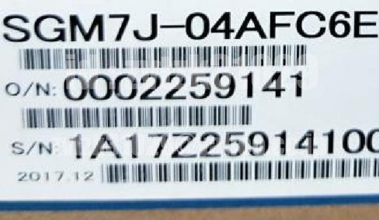 Yaskawa SGM7J-04AFC6E Servo Motor [m1118409152]
