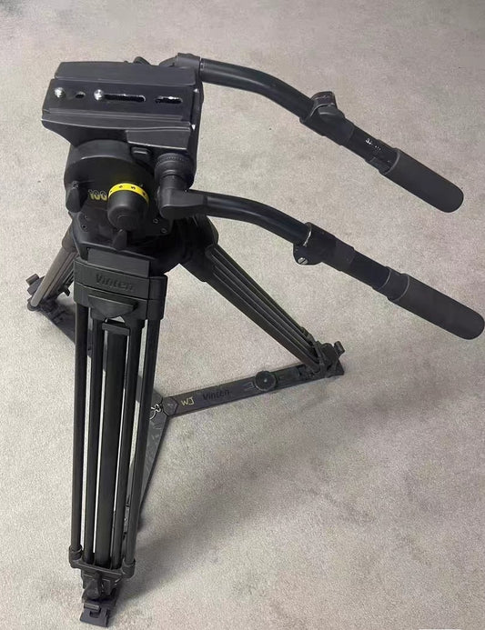 Vinten Vision100 Tripod Head with Carbon Fiber Tripod and Ground Spreader [k1235636977]