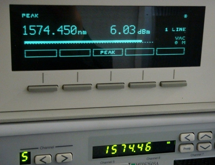 ANRITSU MU952602A Optical Source 1574.54nm 7dBm SM LD [j1048617897]