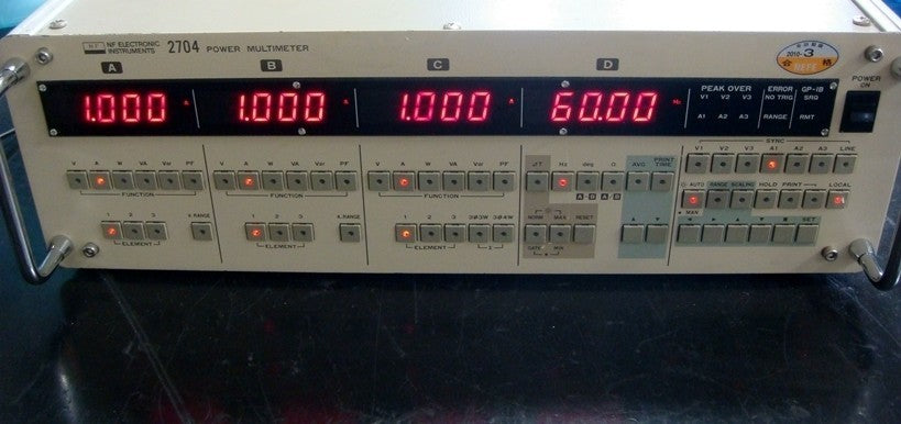 NF 2704 3-Phase Power Multimeter 640V 25A [e1048598378]